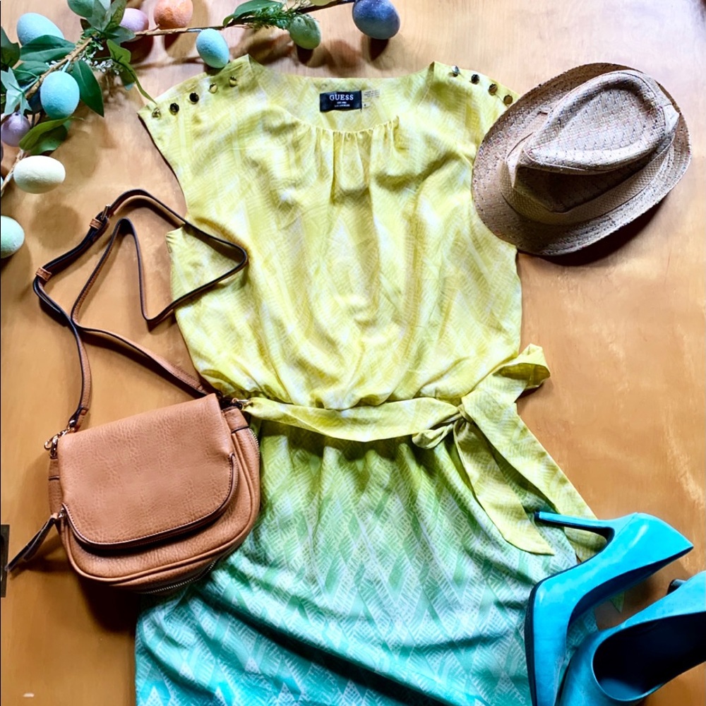 NWT Guess “Railey” Midi Dress